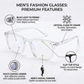 Classic Clear Men's Fashion Glasses