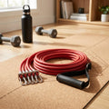 Premium 5-Tube Adjustable Resistance Band Set for Home Workout