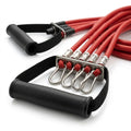 Premium 5-Tube Adjustable Resistance Band Set for Home Workout