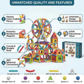 Kids Magnetic Construction Building Set (44 pcs)